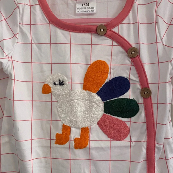 NWT Thanksgiving Romper - Picture 4 of 6